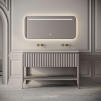 Kensington Double Vanity Unit & Stone Basin 1200mm Sabbia Grigio Oak